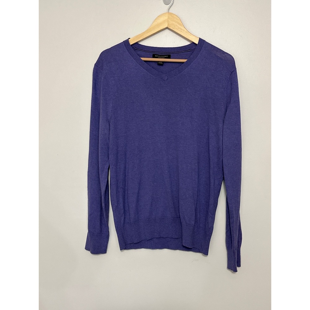 Banana Republic Luxury Blend Silk Cotton Cashmere Sweater Womens M Minimalist